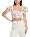 Charo Ruiz Ibiza Lirio Top In White