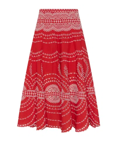 Charo Ruiz Livvy Skirt In Red