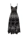 Charo Ruiz 'catta' Ankle-length Dress In Black