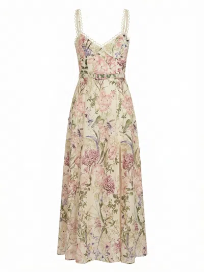 Charo Ruiz Long Dress `iraso ` In Multi