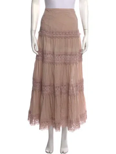 Pre-owned Charo Ruiz Long Skirt In Neutrals