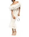 Charo Ruiz Luisa Dress In White Fruition In White