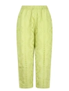 Charo Ruiz Lya High-waist Tapered Trousers In Green
