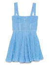 Charo Ruiz Lace Mai Mini Dress In Blue