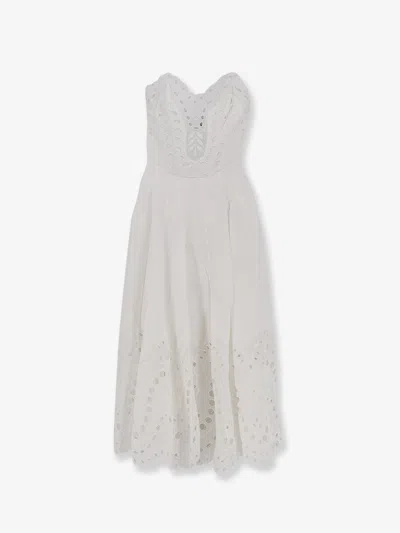 Charo Ruiz Marlin Long Dress In White