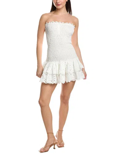 Charo Ruiz Megan Mini Dress In White