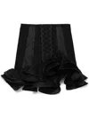 Charo Ruiz Melle Short Skirt In Black