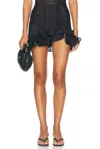 Charo Ruiz Melle Short Skirt In Black Myth