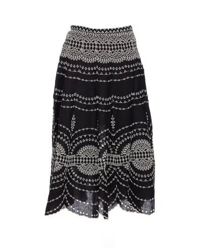 CHARO RUIZ MIDI LIVVY SKIRT