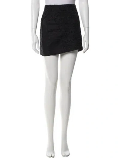 Pre-owned Charo Ruiz Mini Skirt In Black