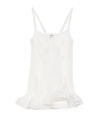 Charo Ruiz Spaghetti Strap Dress In White