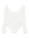 Charo Ruiz Pati Bodysuit In White