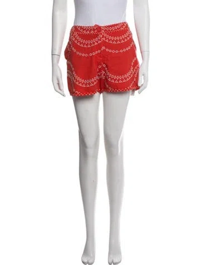 Pre-owned Charo Ruiz Patterned Mini Shorts In Multicolor