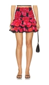 Charo Ruiz Turma Mini Skirt In Red
