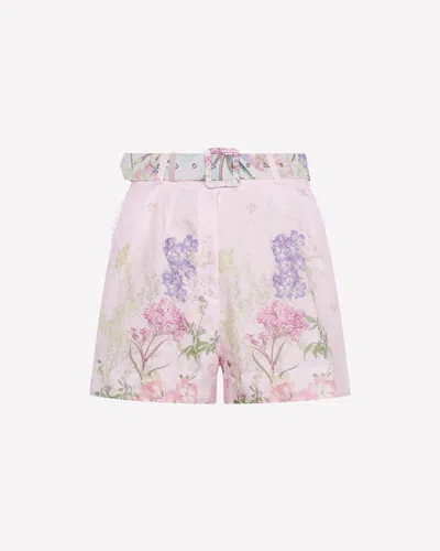 Charo Ruiz Pink Botanic Short Pansy In Multi