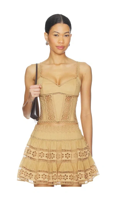 Charo Ruiz Bustier Top Poppy In Orange