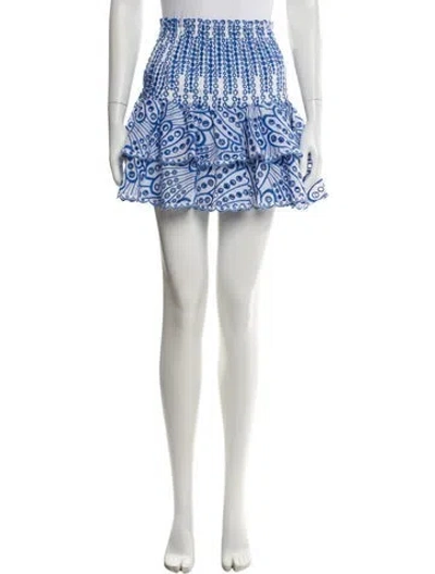 Pre-owned Charo Ruiz Printed Mini Skirt In Multi