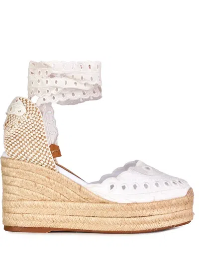 Charo Ruiz Sealace Espadrilles In White