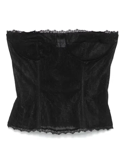 Charo Ruiz Sette Bustier Top In Black
