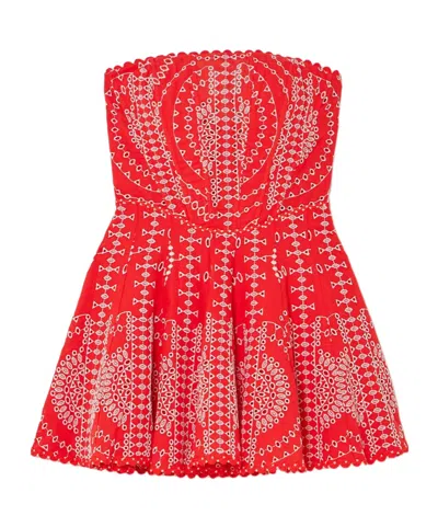 Charo Ruiz Short Dress Clem In Red