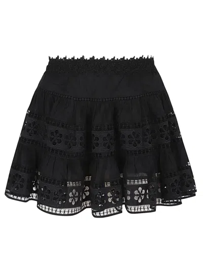 Charo Ruiz Short Skirt Lea In Black