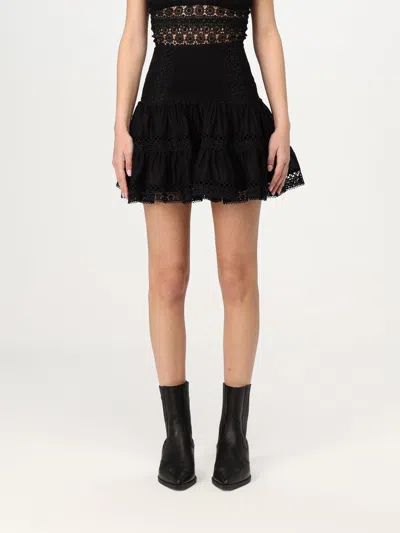 CHARO RUIZ SKIRT CHARO RUIZ WOMAN COLOR BLACK,G85003002