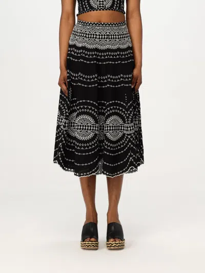 CHARO RUIZ SKIRT CHARO RUIZ WOMAN COLOR BLACK,g85017002