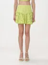 Charo Ruiz Skirt  Woman Color Lime