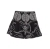 Charo Ruiz Marli Short Skirt In Black
