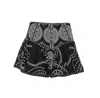 Charo Ruiz Marli Short Skirt In Black