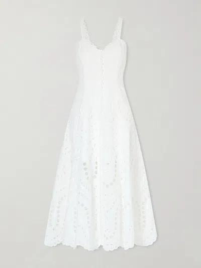 Charo Ruiz Solace Dress In White Sealace