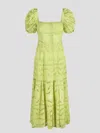 Charo Ruiz Short Sleeve Dress In Green