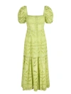 Charo Ruiz Short Sleeve Dress In Green
