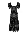 Charo Ruiz Kaysa Embroidered Midi Dress
