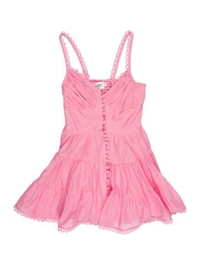 Pre-owned Charo Ruiz Square Neckline Mini Dress In Pink