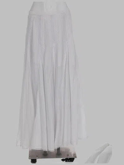 Charo Ruiz Standard Long Skirt In White