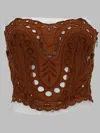 Charo Ruiz Kai Top In Brown