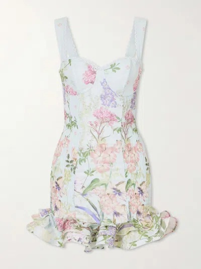 Charo Ruiz Sunil Short Dress In Blue