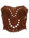 Charo Ruiz Kai Top In Brown