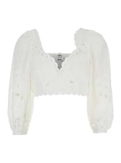 Charo Ruiz Top Luna In White