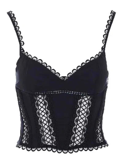 Charo Ruiz Ibiza Ibiza Black Poppy Top