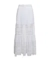 Charo Ruiz Viola Guipure Cotton-blend Miniskirt In White