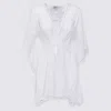 Charo Ruiz Cotton Short Dress With Lace Details In White