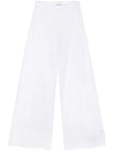 Charo Ruiz White Wide Leg Pants