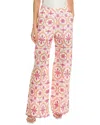 Charo Ruiz Brigid Broderie Anglaise Cotton-blend Wide-leg Pants In Orange