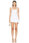 Charo Ruiz Zinca Embroidery Mini Dress In Ivory Lolita