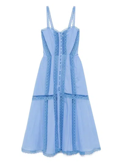 Charoruiz Light Blue Dafelle Long Dress