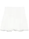 Charoruiz White Etain Short Skirt In White