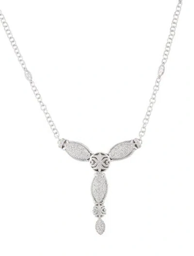 Pre-owned Charriol 18k Diamond Collar Necklace, 16.5" In Multi