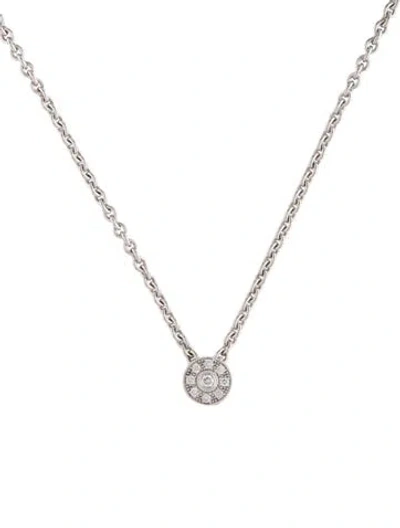 Pre-owned Charriol 18k Diamond Pendant Necklace, 16.25" In Multi